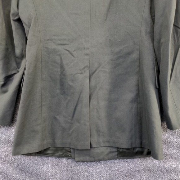 U.S. Army Men's Serge Green Coat Green Size 36 PolyWool Blend Uniform Military - Picture 7 of 13